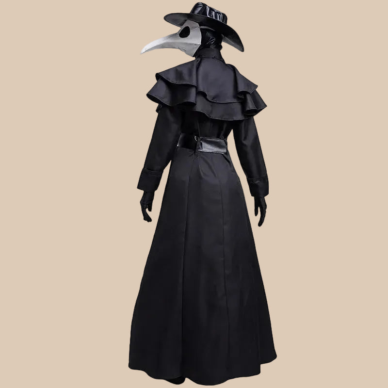 Men's Black Plague Doctor Halloween Costume