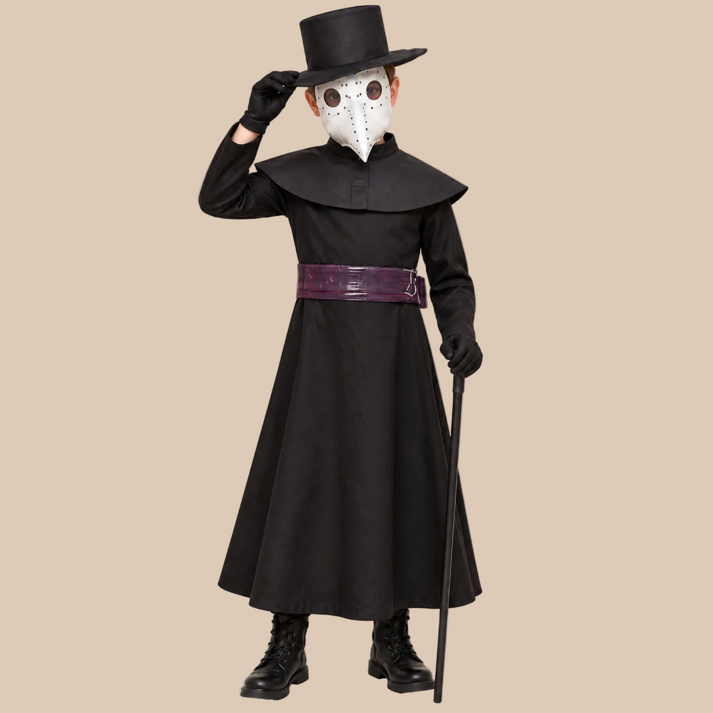 Kids’ Black Plague Doctor Halloween Costume