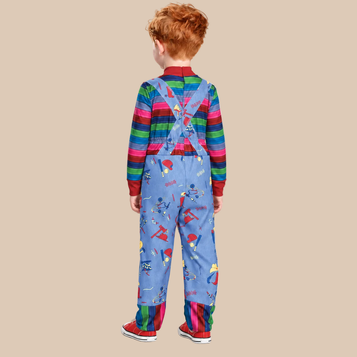 Kids’ Blue Horror Doll Halloween Costume