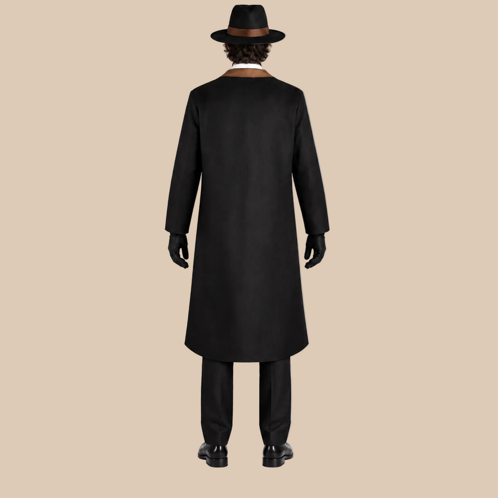 Men’s Dark Detective Halloween Costume Set