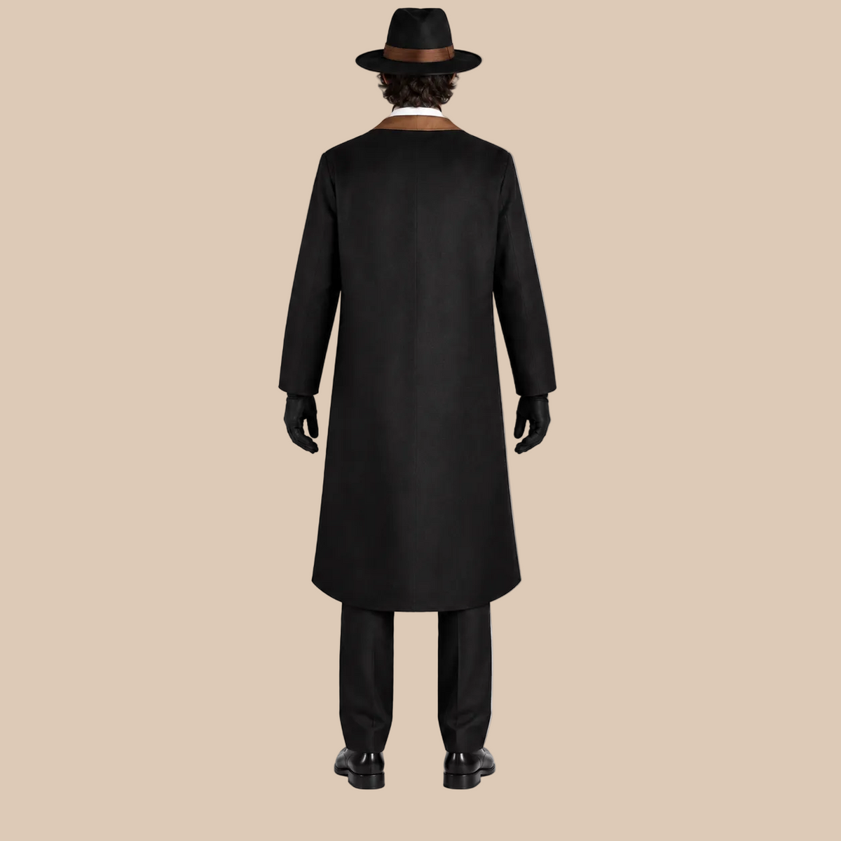 Men’s Dark Detective Halloween Costume Set