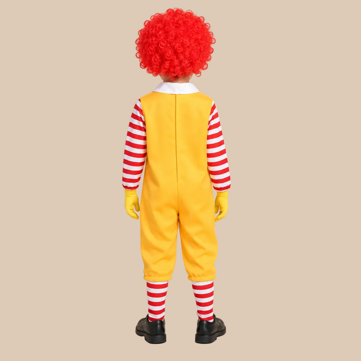 Kids’ Yellow Circus Clown Halloween Costume