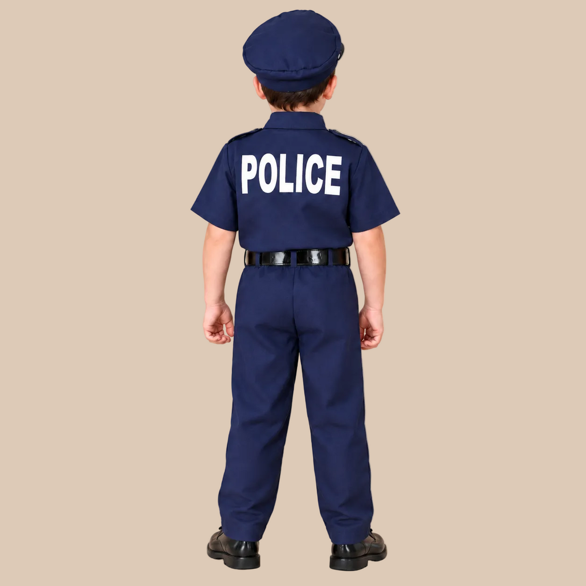 Kids’ Navy Police Officer Halloween Costume Set